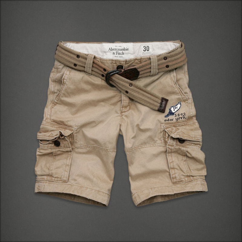 Abercrombie Fitch Hombres Cargo Patalón Corto AF7510